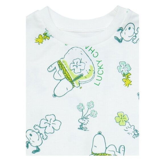 Family Look Twins Patrick's Day Lucky Snoopy Bundle Size 4T - Picture 9 of 11